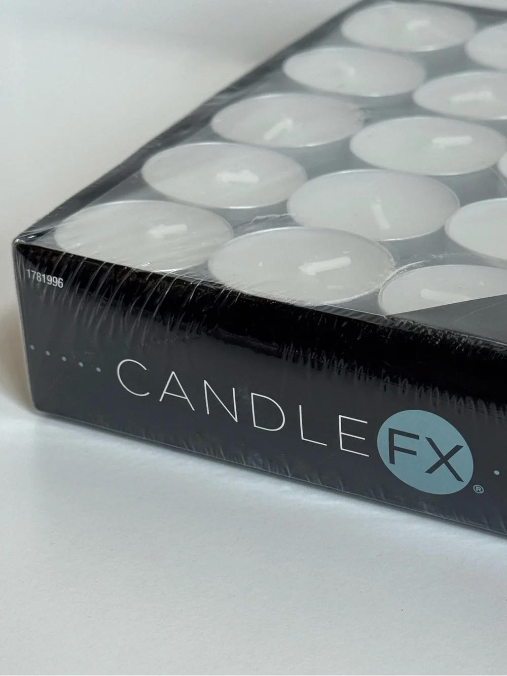 CandleFX 50-Count White 6 Hour Long-Burning Unscented Tealight Candles